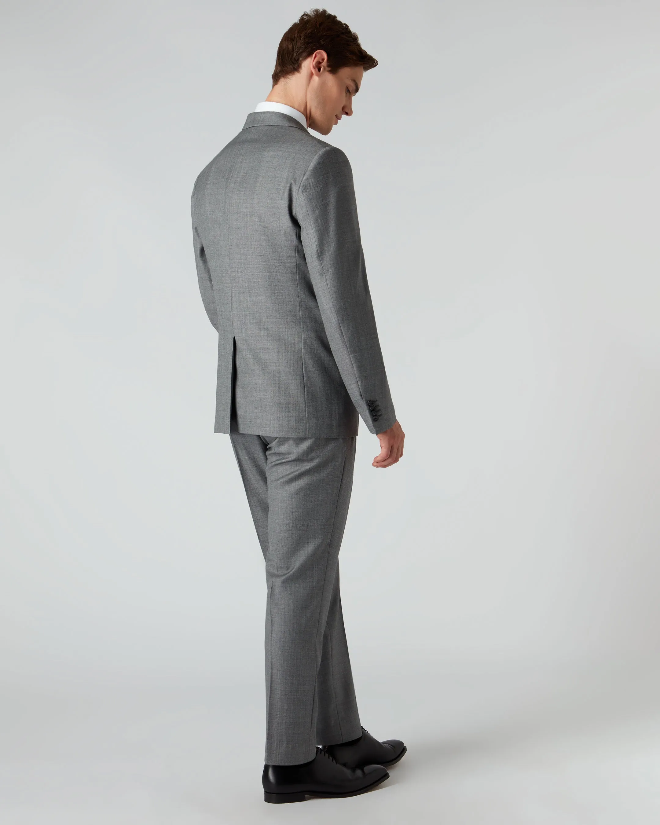 007 Woven 3 Piece Suit Grey