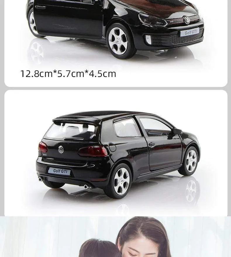 1:36 Alloy Car Honda Acura Chevrolet Dodge Golf RMZ city Diecasts Toy Vehicles Simulation Exquisite Model 5 Inch Children Gifts