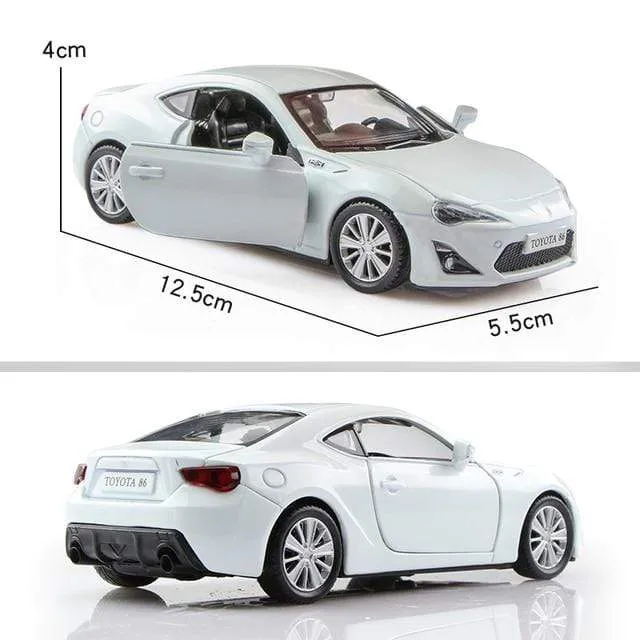 1:36 Alloy Car Honda Acura Chevrolet Dodge Golf RMZ city Diecasts Toy Vehicles Simulation Exquisite Model 5 Inch Children Gifts