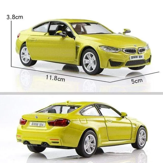 1:36 Alloy Car Honda Acura Chevrolet Dodge Golf RMZ city Diecasts Toy Vehicles Simulation Exquisite Model 5 Inch Children Gifts