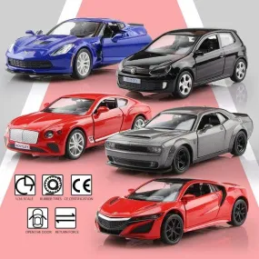 1:36 Alloy Car Honda Acura Chevrolet Dodge Golf RMZ city Diecasts Toy Vehicles Simulation Exquisite Model 5 Inch Children Gifts