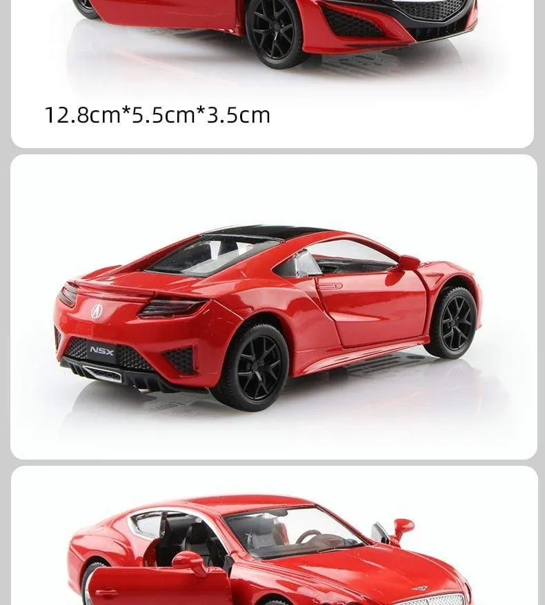 1:36 Alloy Car Honda Acura Chevrolet Dodge Golf RMZ city Diecasts Toy Vehicles Simulation Exquisite Model 5 Inch Children Gifts