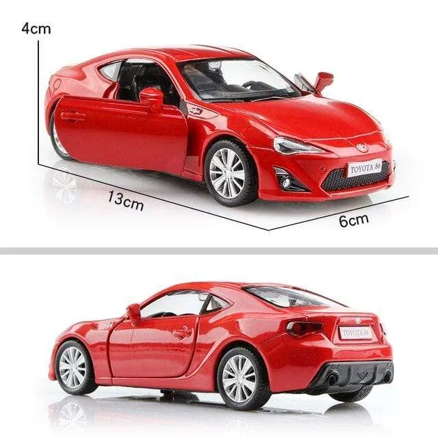 1:36 Alloy Car Honda Acura Chevrolet Dodge Golf RMZ city Diecasts Toy Vehicles Simulation Exquisite Model 5 Inch Children Gifts