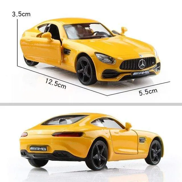 1:36 Alloy Car Honda Acura Chevrolet Dodge Golf RMZ city Diecasts Toy Vehicles Simulation Exquisite Model 5 Inch Children Gifts