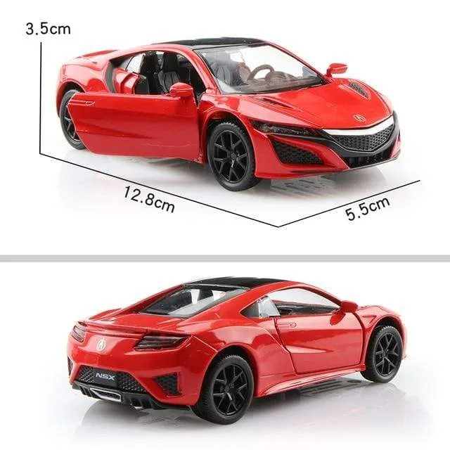 1:36 Alloy Car Honda Acura Chevrolet Dodge Golf RMZ city Diecasts Toy Vehicles Simulation Exquisite Model 5 Inch Children Gifts