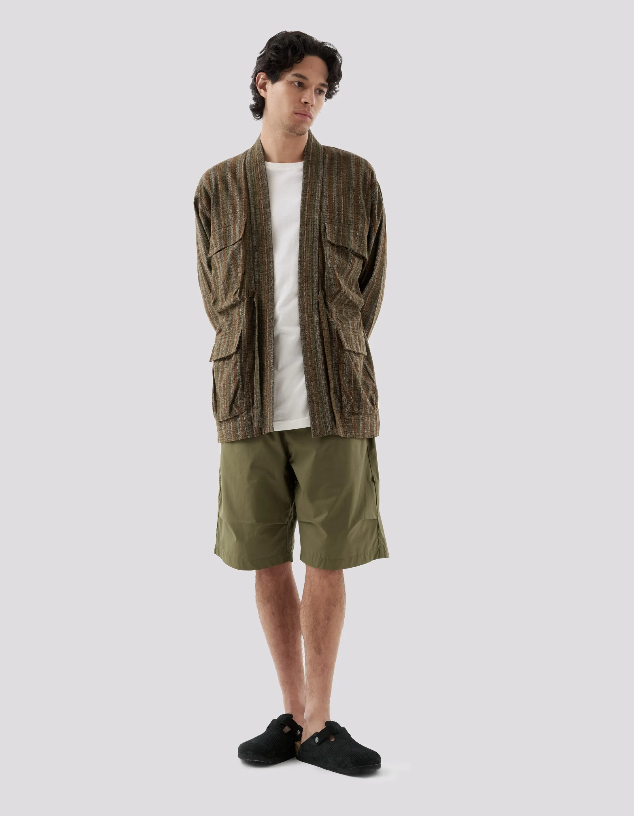 5099 Maha Tiger Loose Snoshorts Olive OG-107F