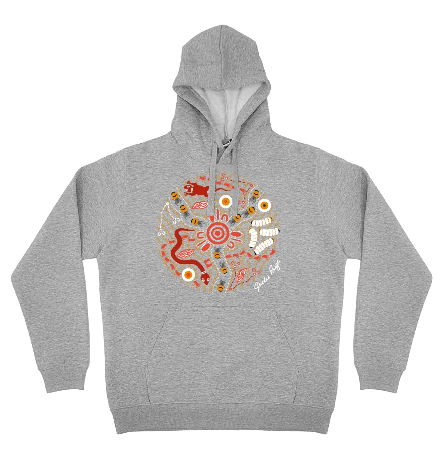 Adults Cozy Hoodie - Bush Tucker By Julie Paige