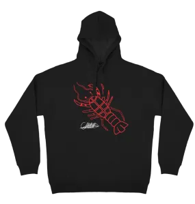 Adults Cozy Hoodie - Crayfish By Craig Everett