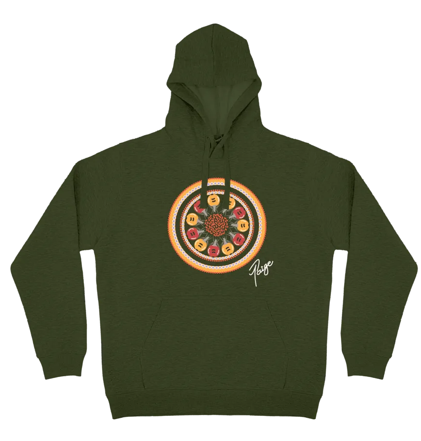 Adults Cozy Hoodie - Digging For Tjala (Honey Ants) By Tanita Paige