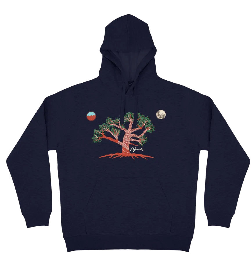 Adults Cozy Hoodie - Wundabaa (Spirit Tree) By Wendy Pawley