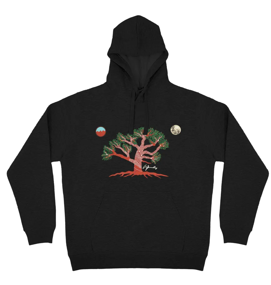 Adults Cozy Hoodie - Wundabaa (Spirit Tree) By Wendy Pawley