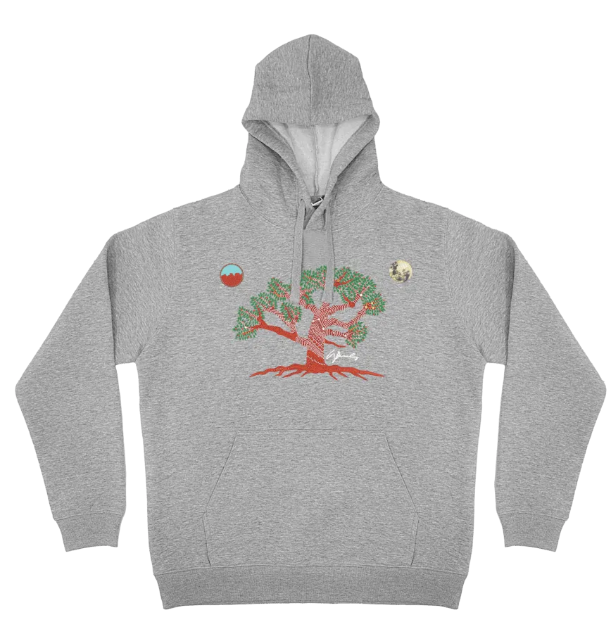 Adults Cozy Hoodie - Wundabaa (Spirit Tree) By Wendy Pawley