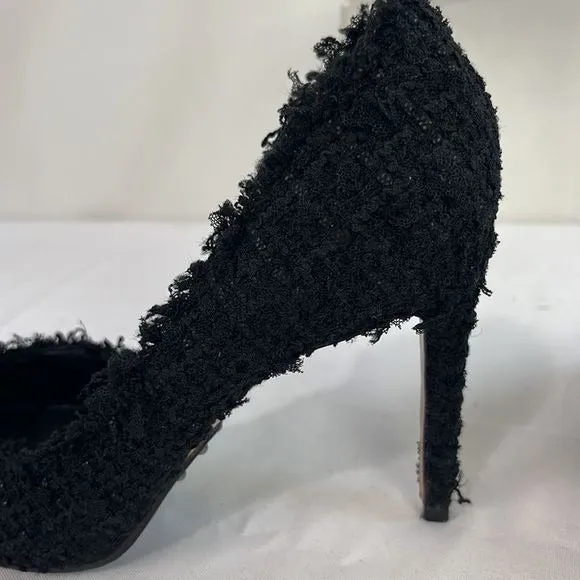 Balmain BlackTweed Pumps