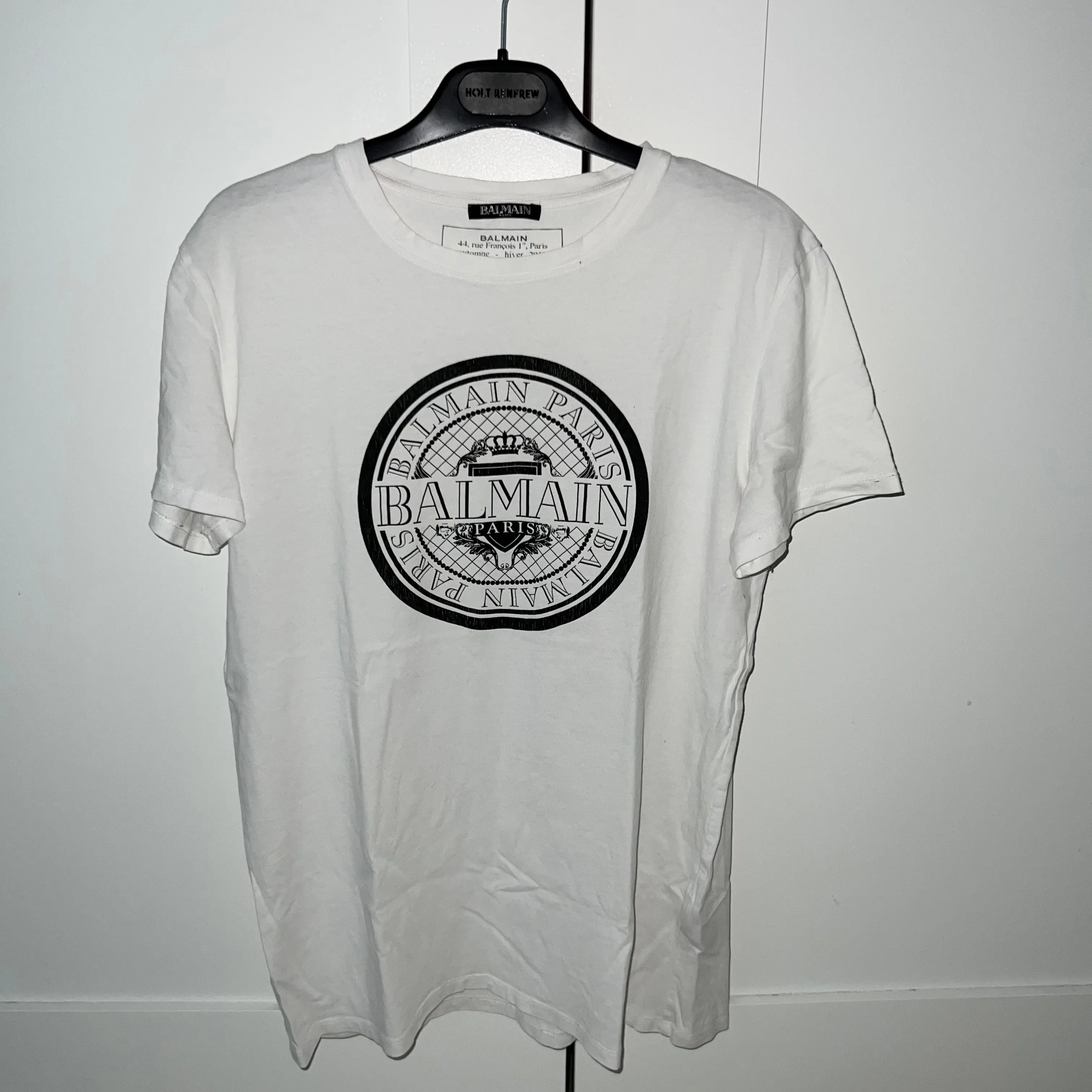 Balmain flocked coin T-shirt