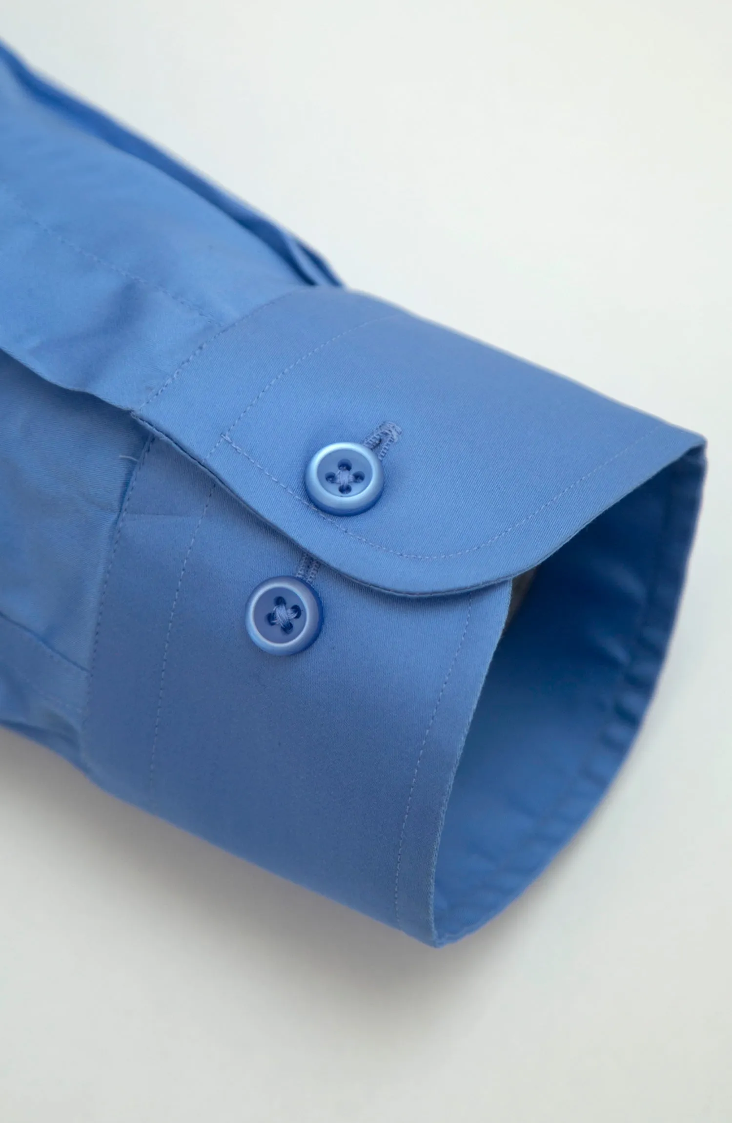 Blue Plain Formal Shirt