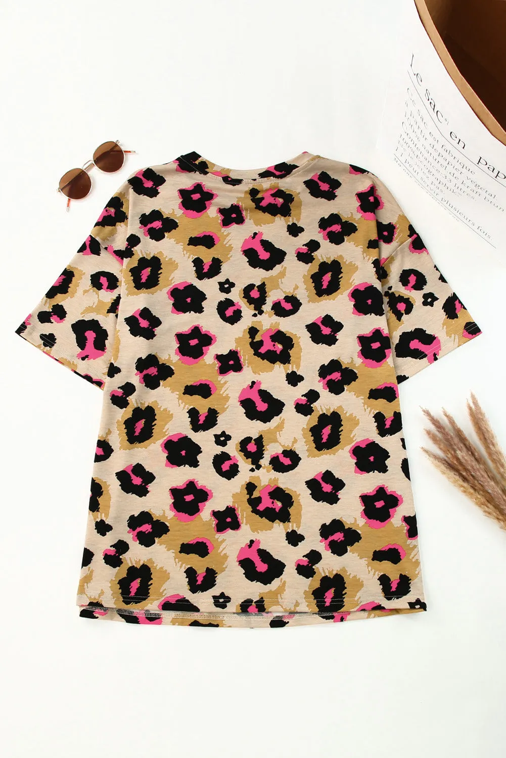 Boyfriend Leopard Loose T Shirt