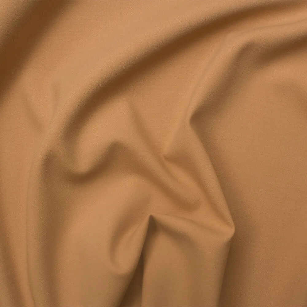 Camel Stretch Wool Gaberdine