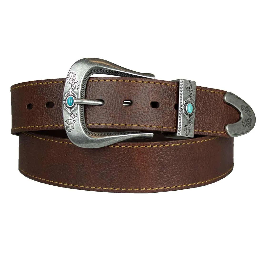 Catchfly Women's Distressed Leather Belt