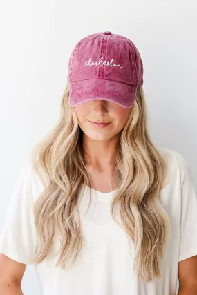 Charleston Script Embroidered Hat