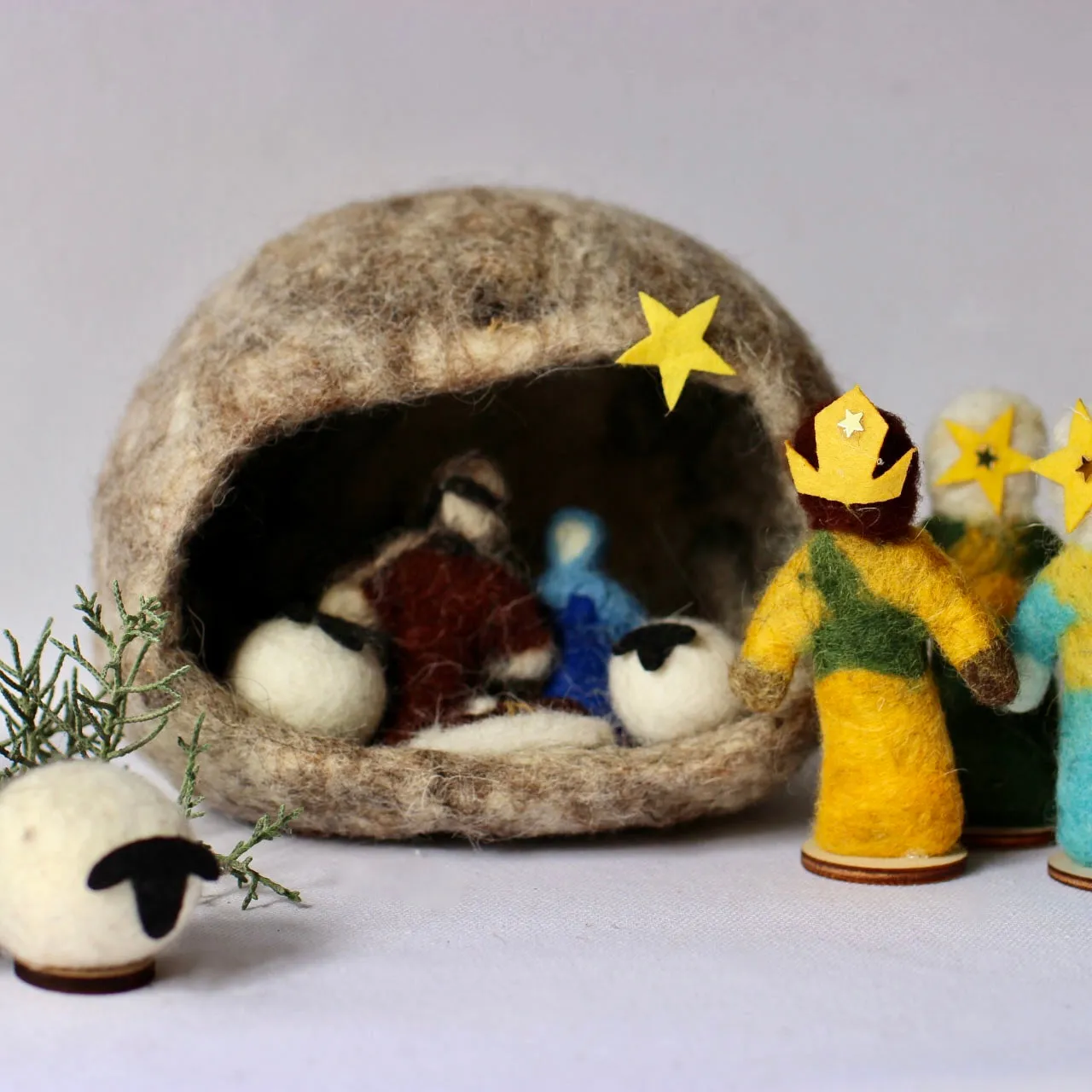 Christmas Nativity in Handmade Felt