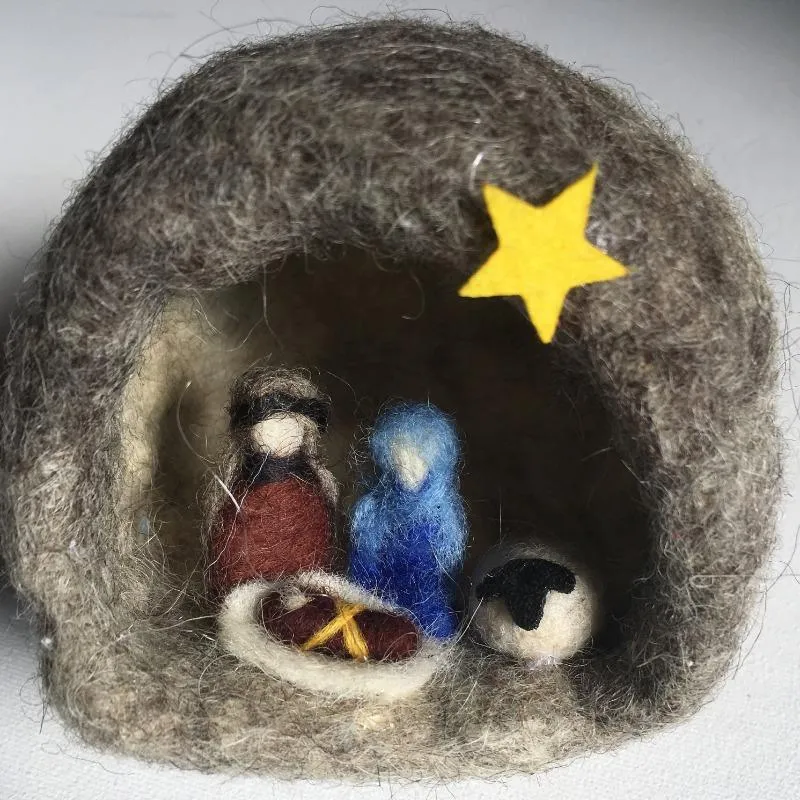 Christmas Nativity in Handmade Felt