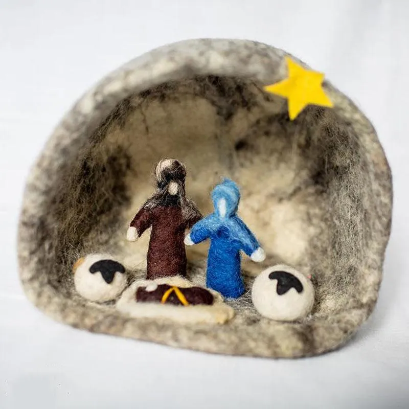 Christmas Nativity in Handmade Felt