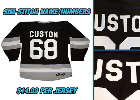 Columbus Blue Jackets Custom Away Jersey