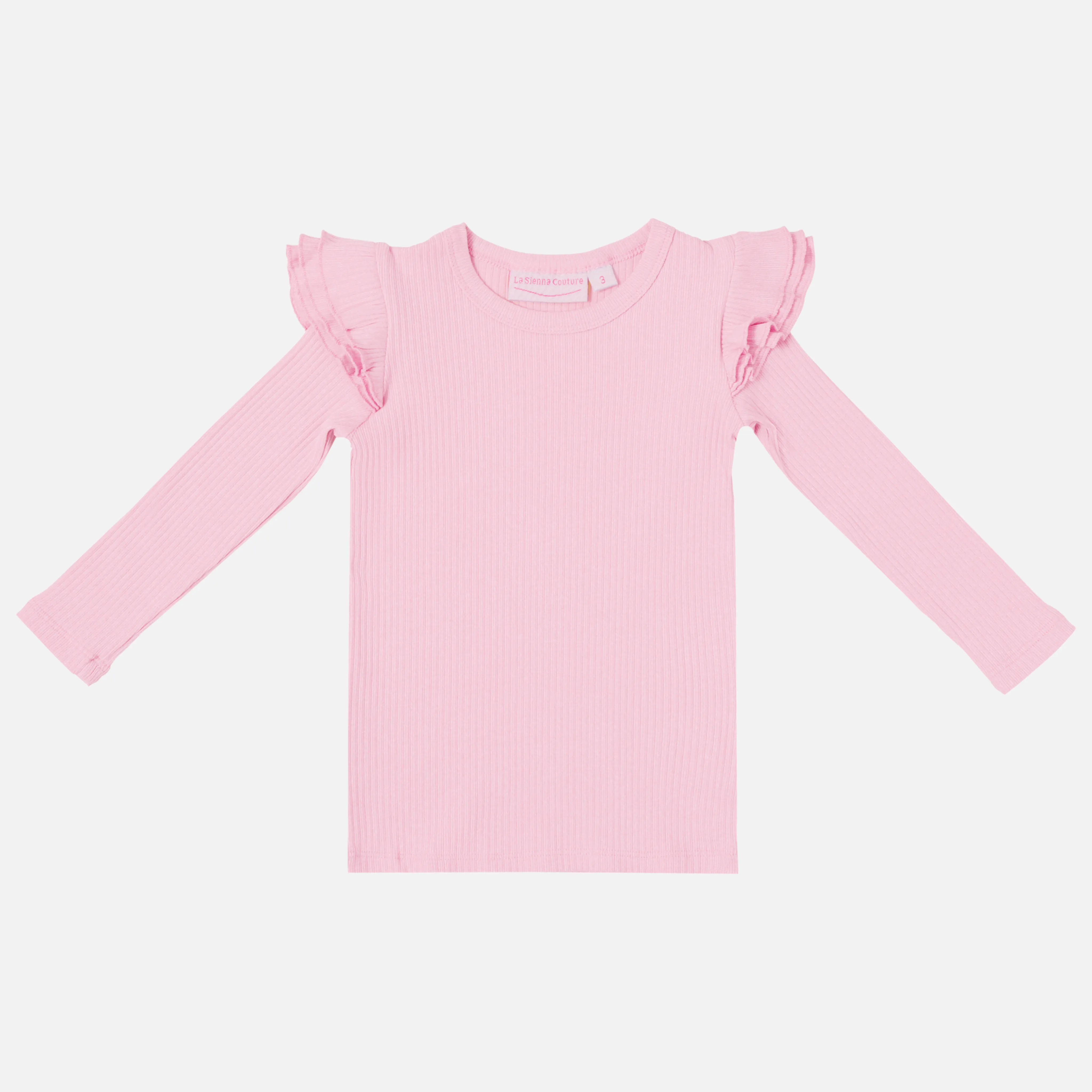 Cozy Long Sleeve Flutter - Pink Lemonade