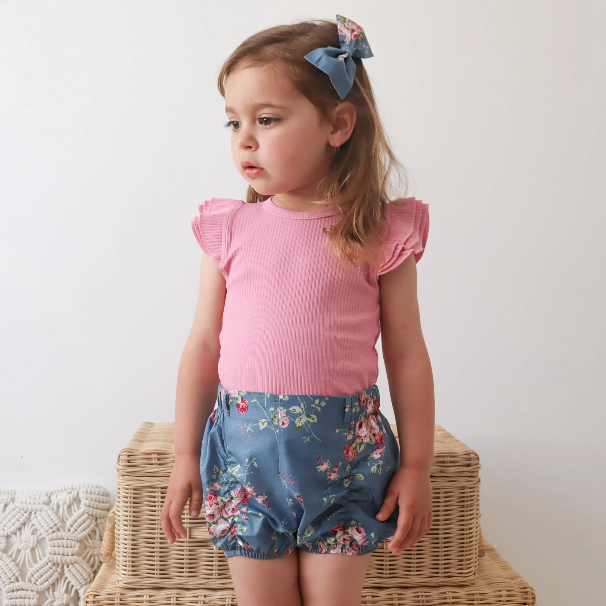 Cozy Short Sleeve Flutter - Berry