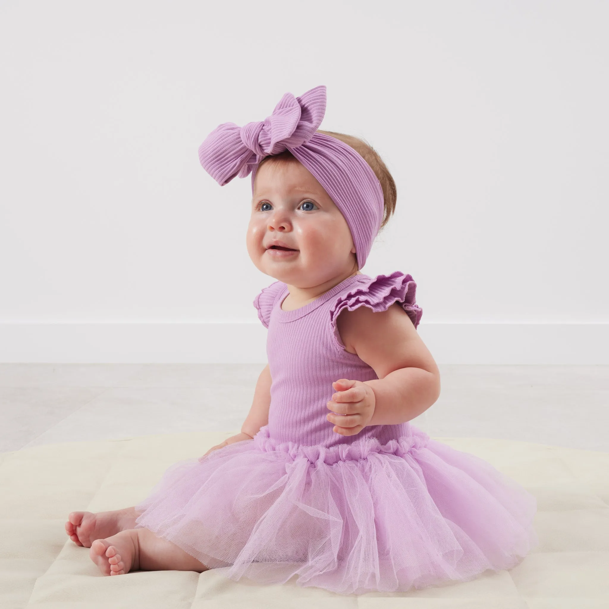 Cozy Summer Tutu Dress - Lavender Frost