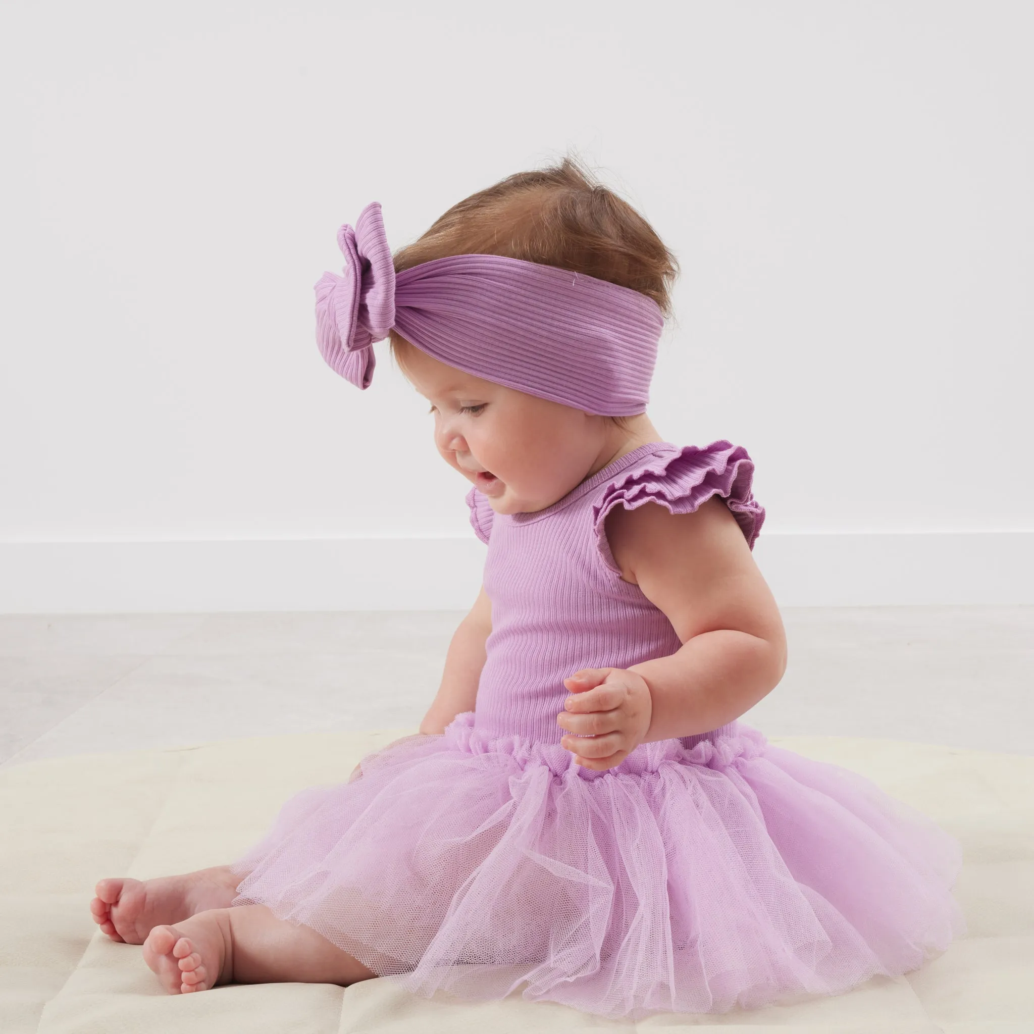 Cozy Summer Tutu Dress - Lavender Frost