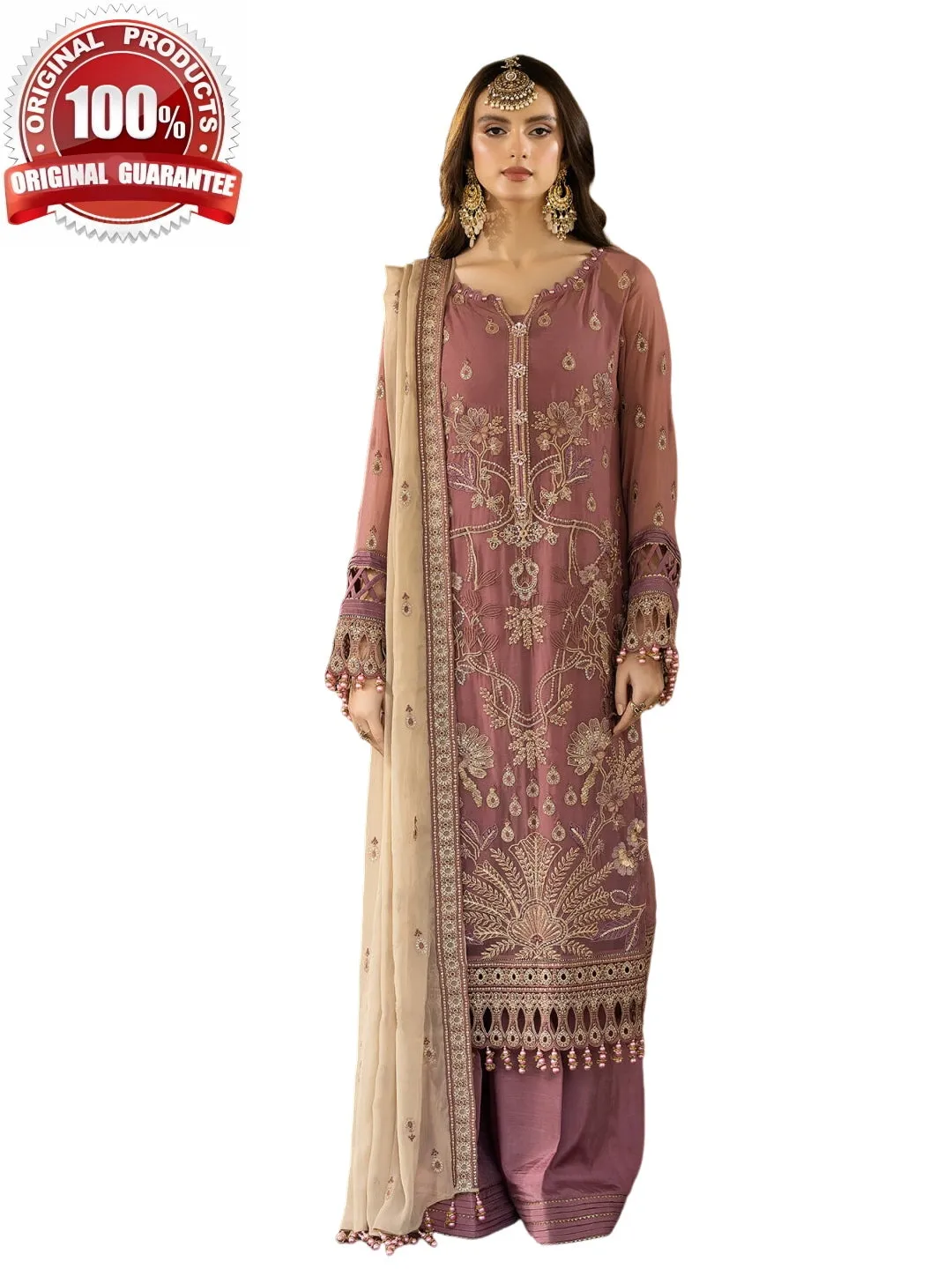 Deluxe Embroidered Chiffon