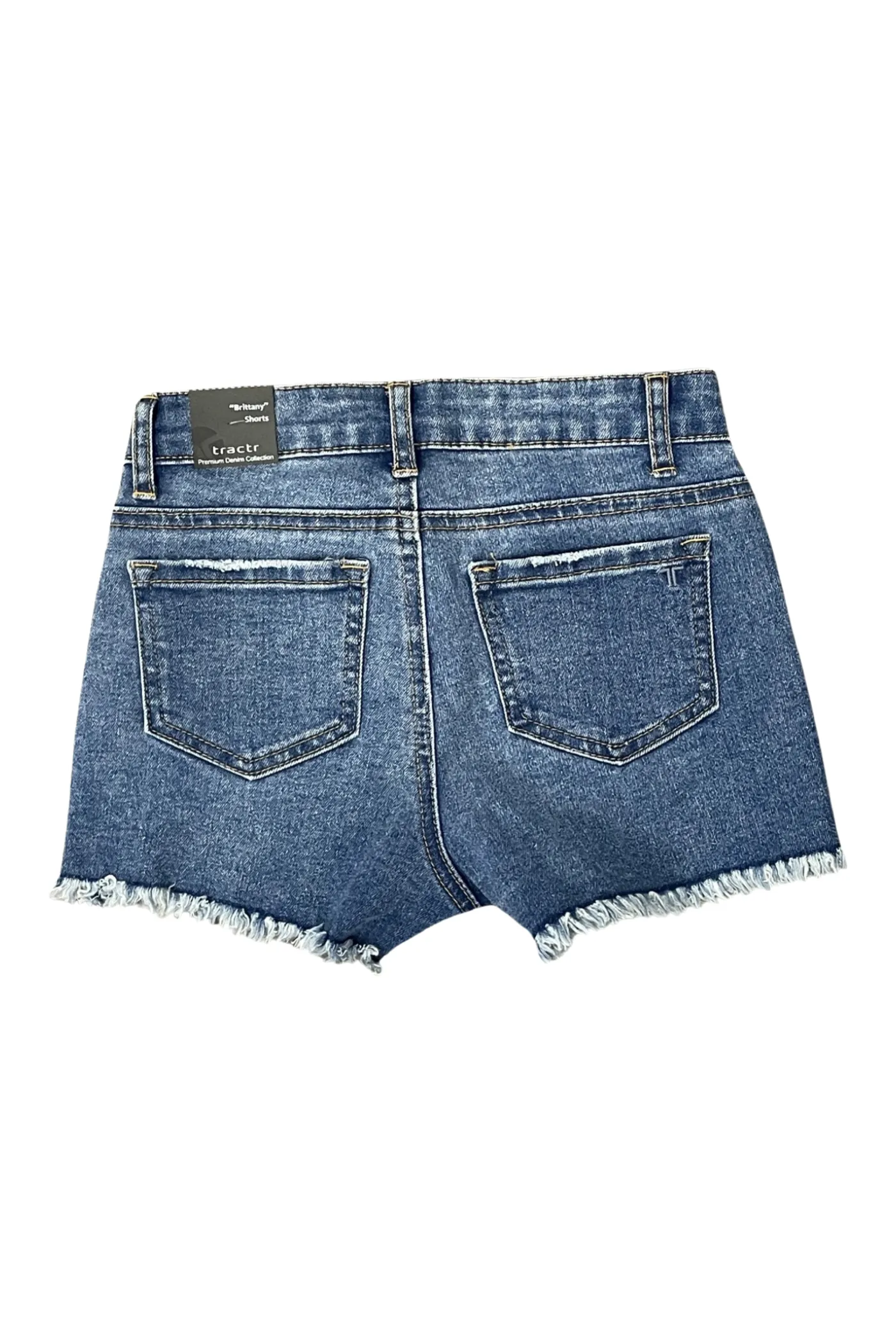 Distressed Brittany Denim Shorts