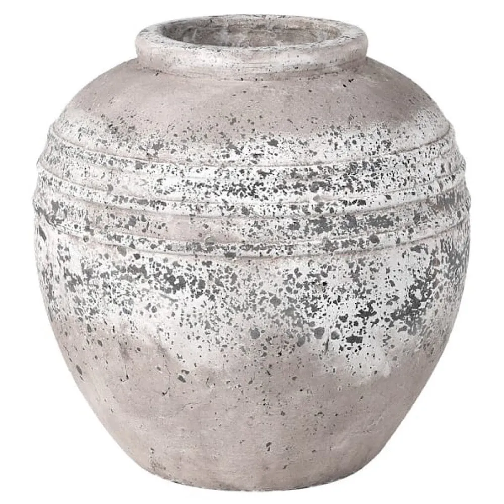 Distressed Stone Vase