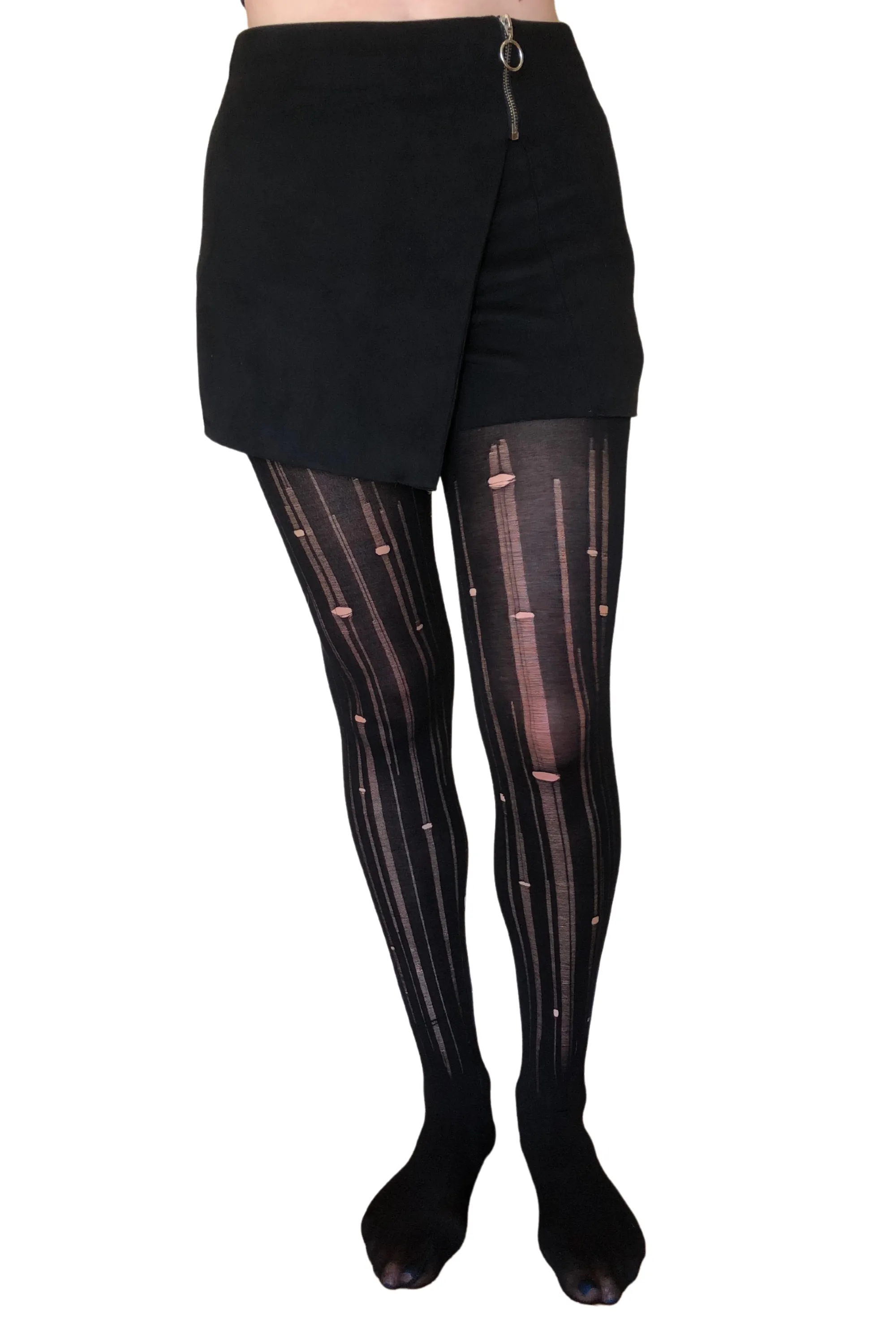 Distressed Tencel Eco-Tights