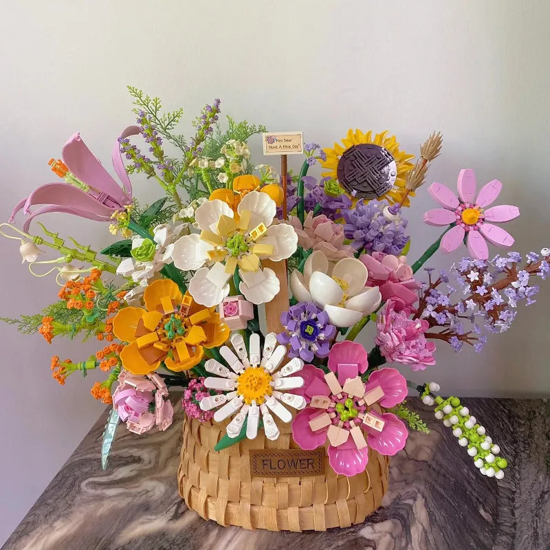 DIY Handmade Building Block Bouquet - Kimi