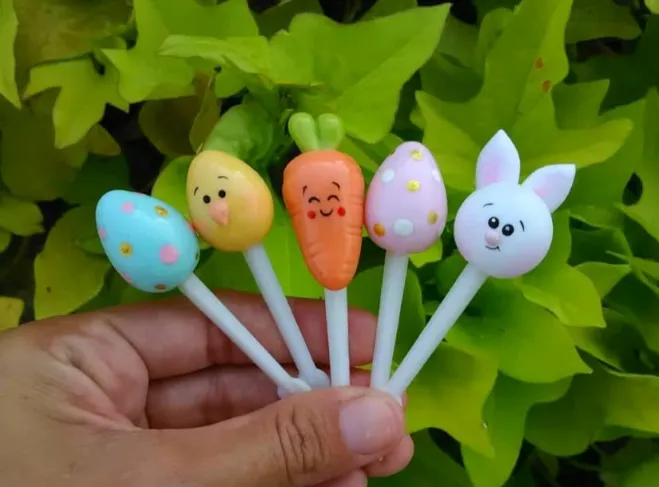 Easter Handmade Food Picks