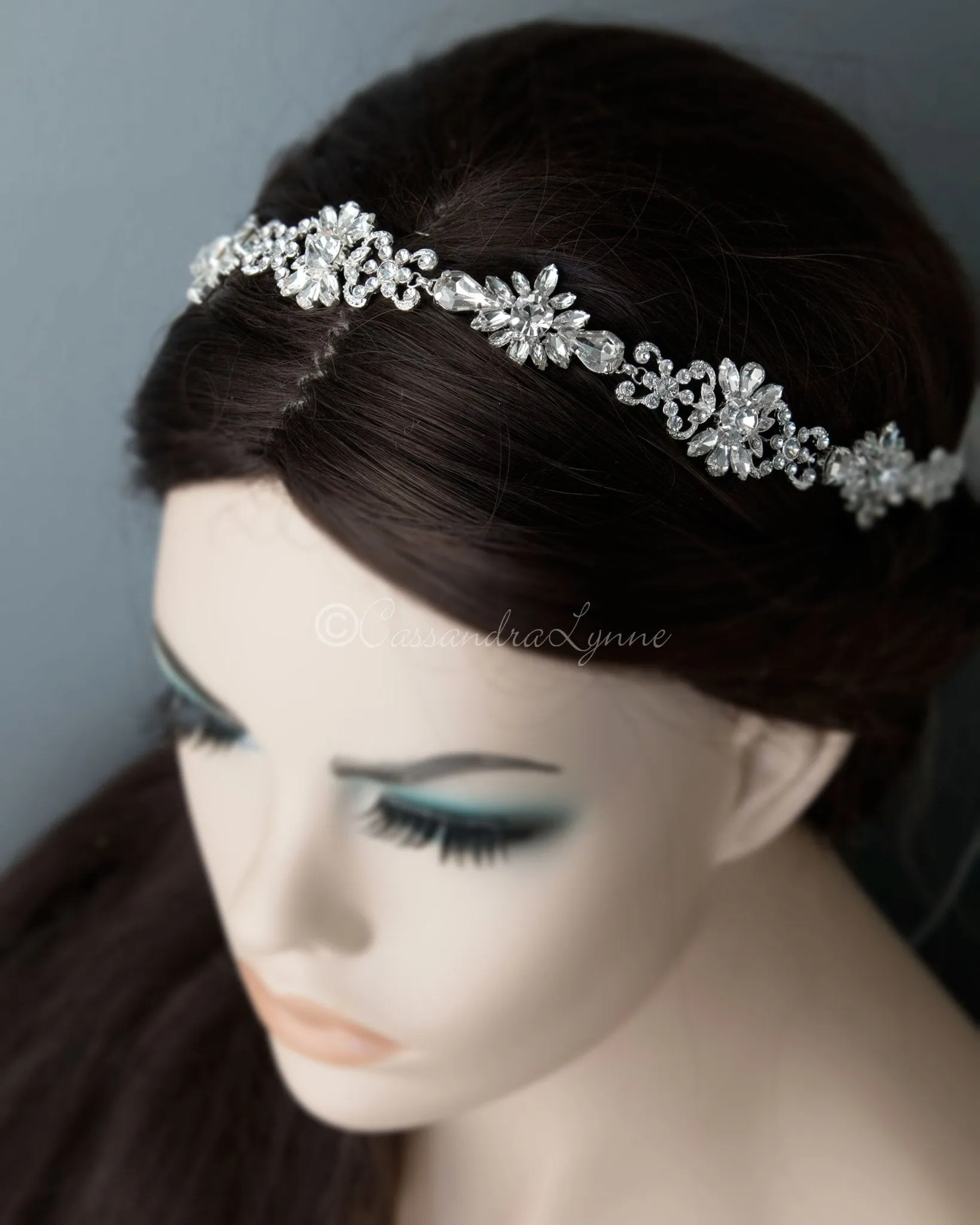 Elegant Crystal Wedding Headband