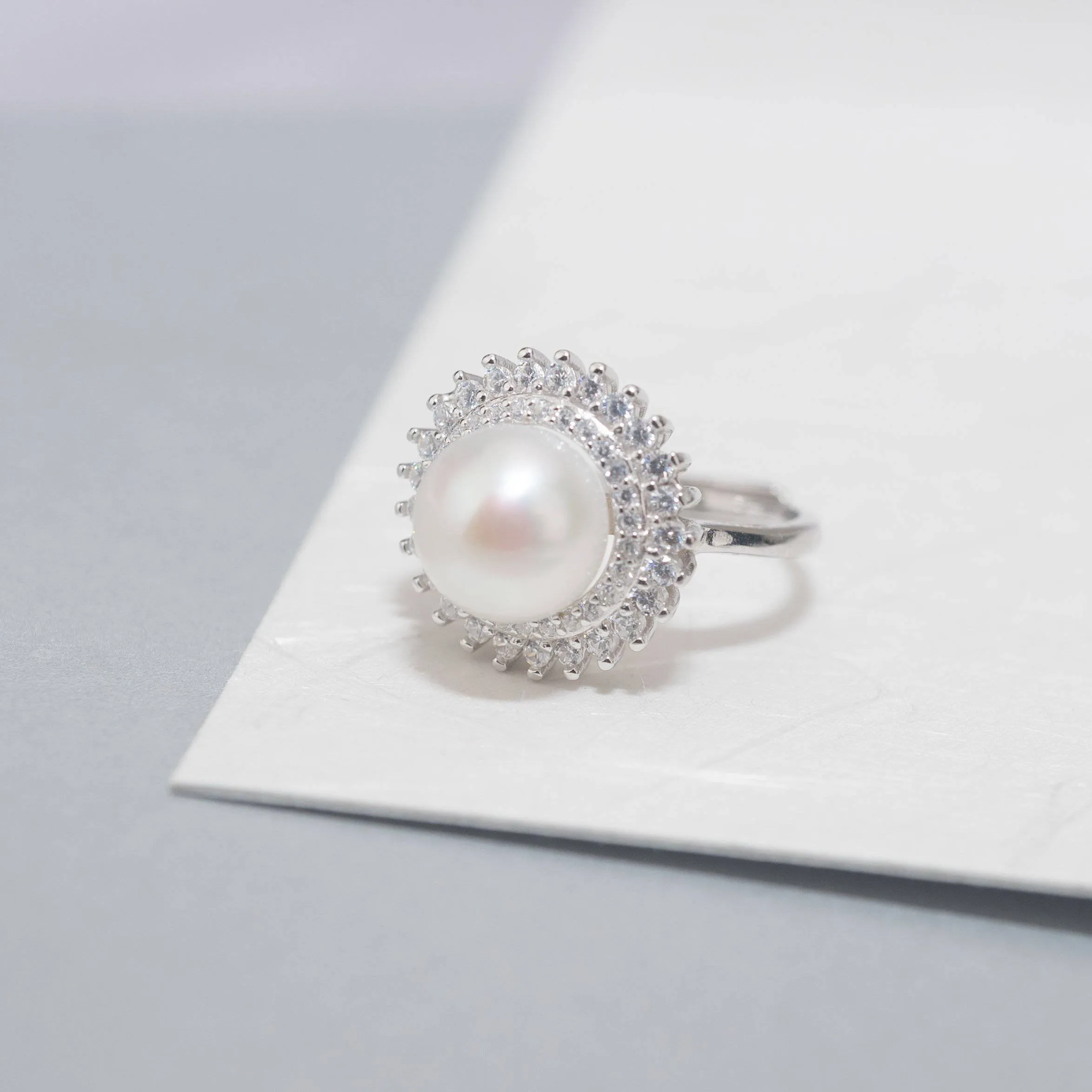 Elegant Freshwater Edison pearl  Ring WR00077