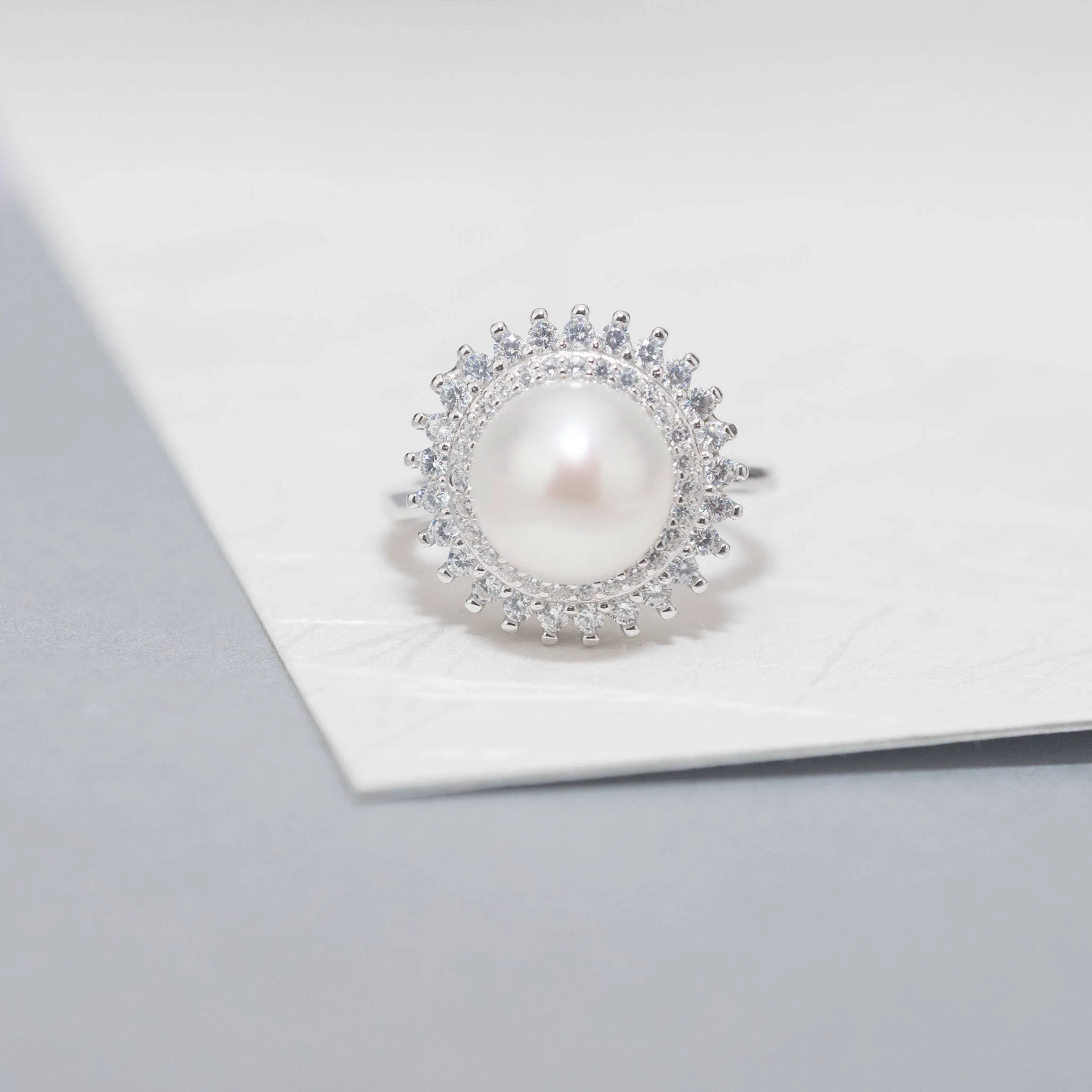 Elegant Freshwater Edison pearl  Ring WR00077