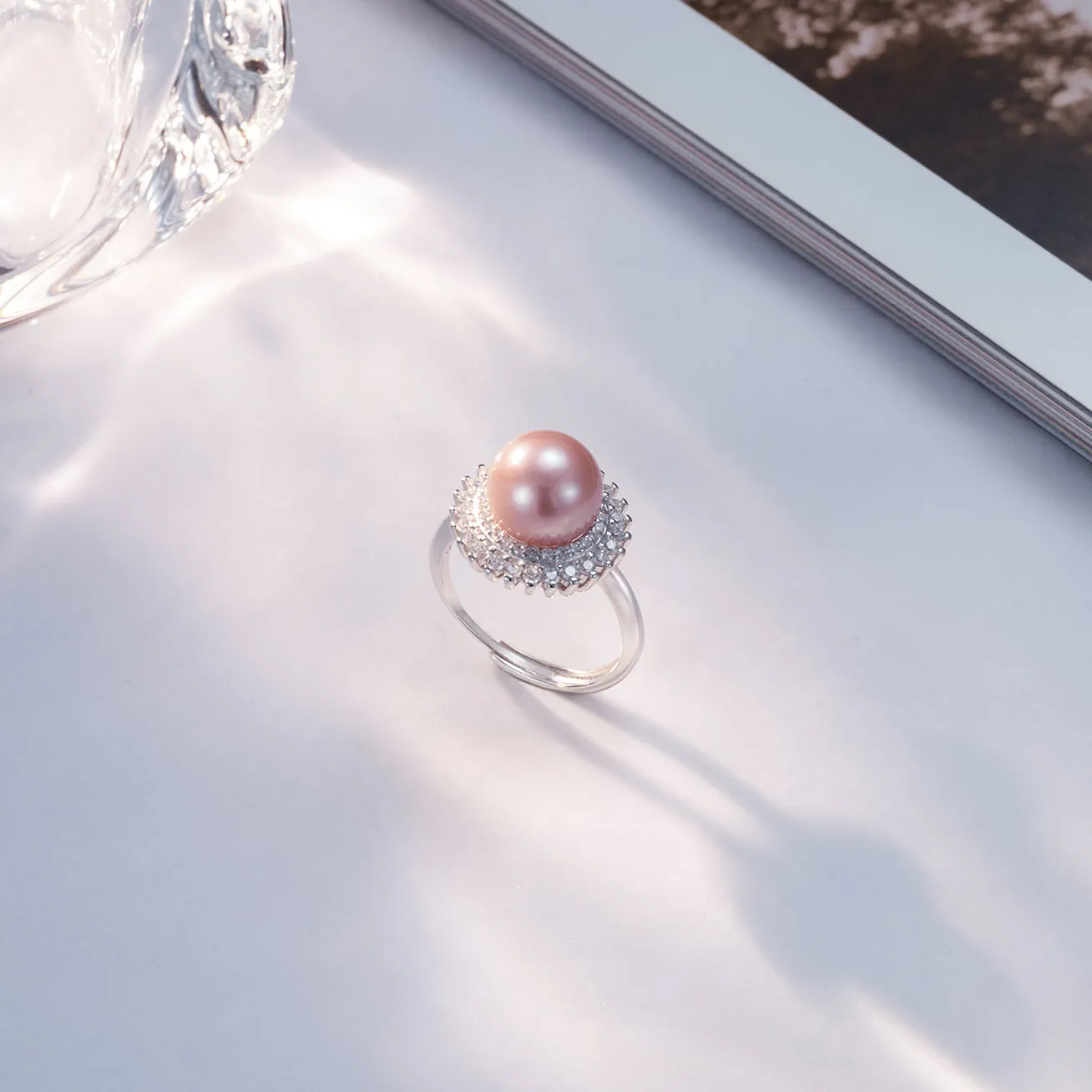 Elegant Freshwater Edison pearl  Ring WR00077