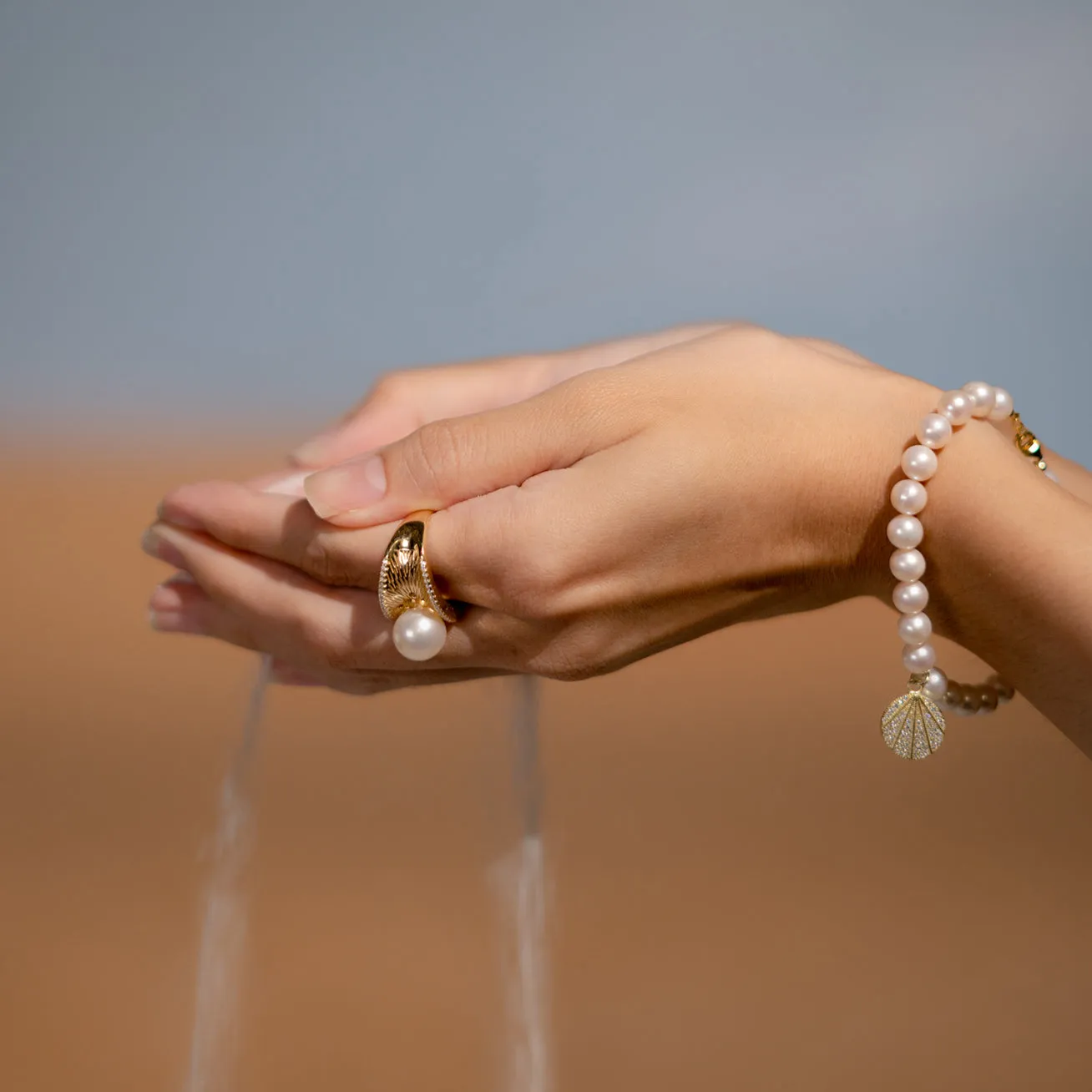 Elegant Freshwater Pearl Bracelet WB00044