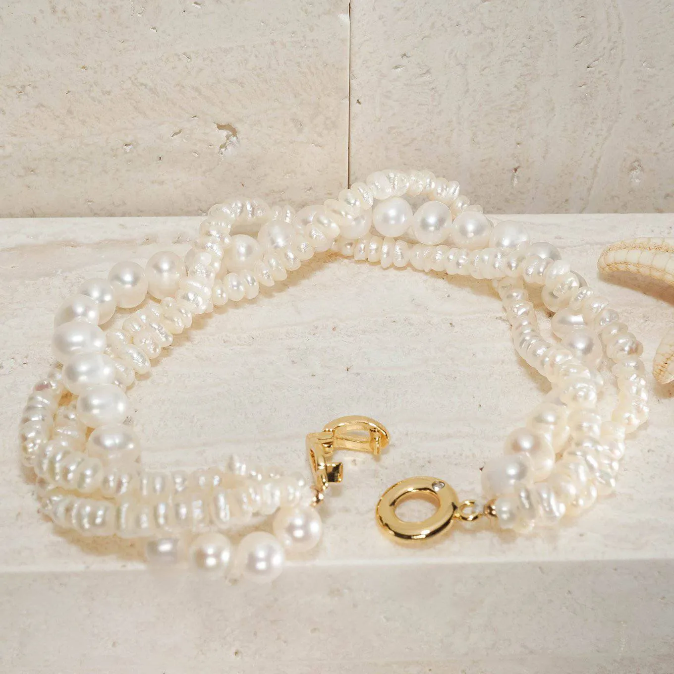 Elegant Freshwater Pearl Bracelet WB00079