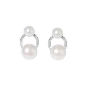 Elegant Freshwater Pearl Earrings WE00096