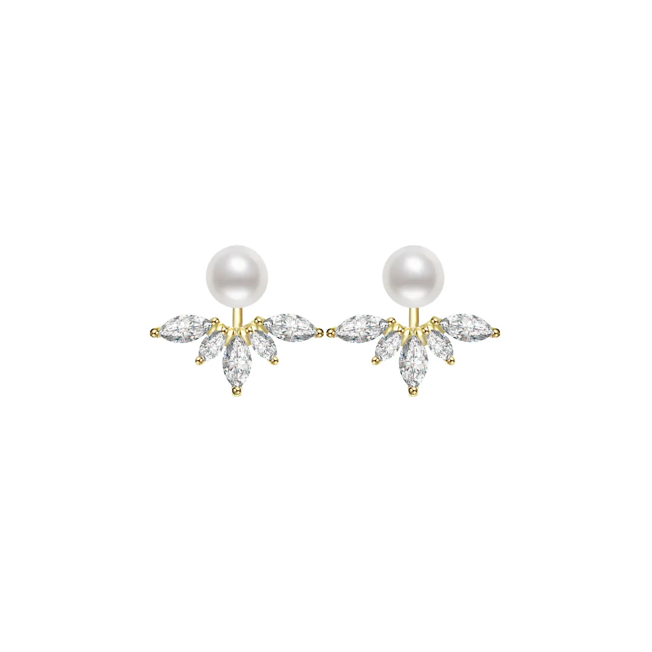 Elegant Freshwater Pearl Earrings WE00260