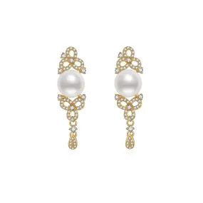 Elegant Freshwater Pearl Earrings WE00262