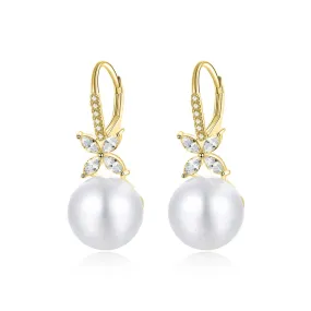 Elegant Freshwater Pearl Earrings WE00329 | EVERLEAF