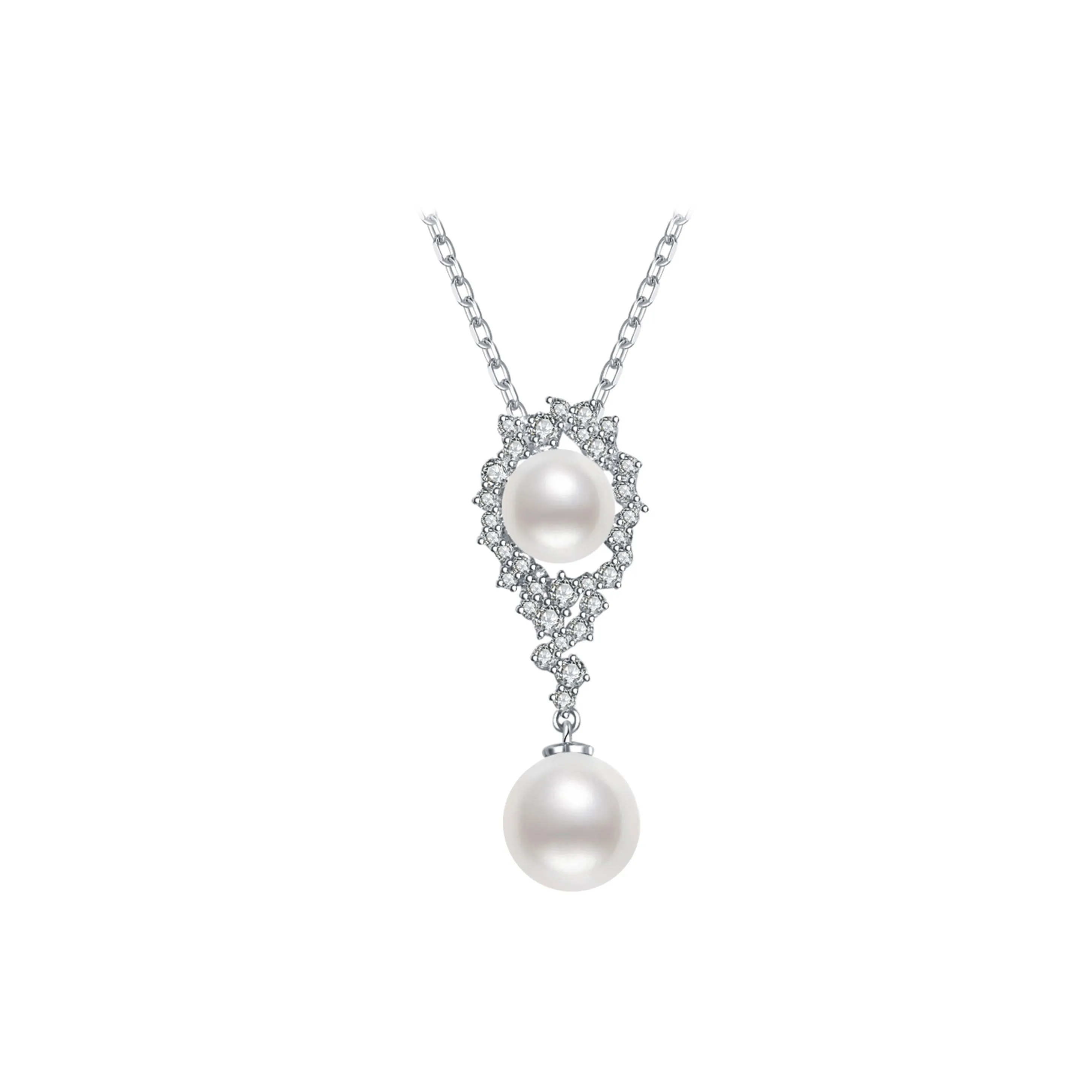 Elegant Freshwater Pearl Necklace WN00518 | CELESTE