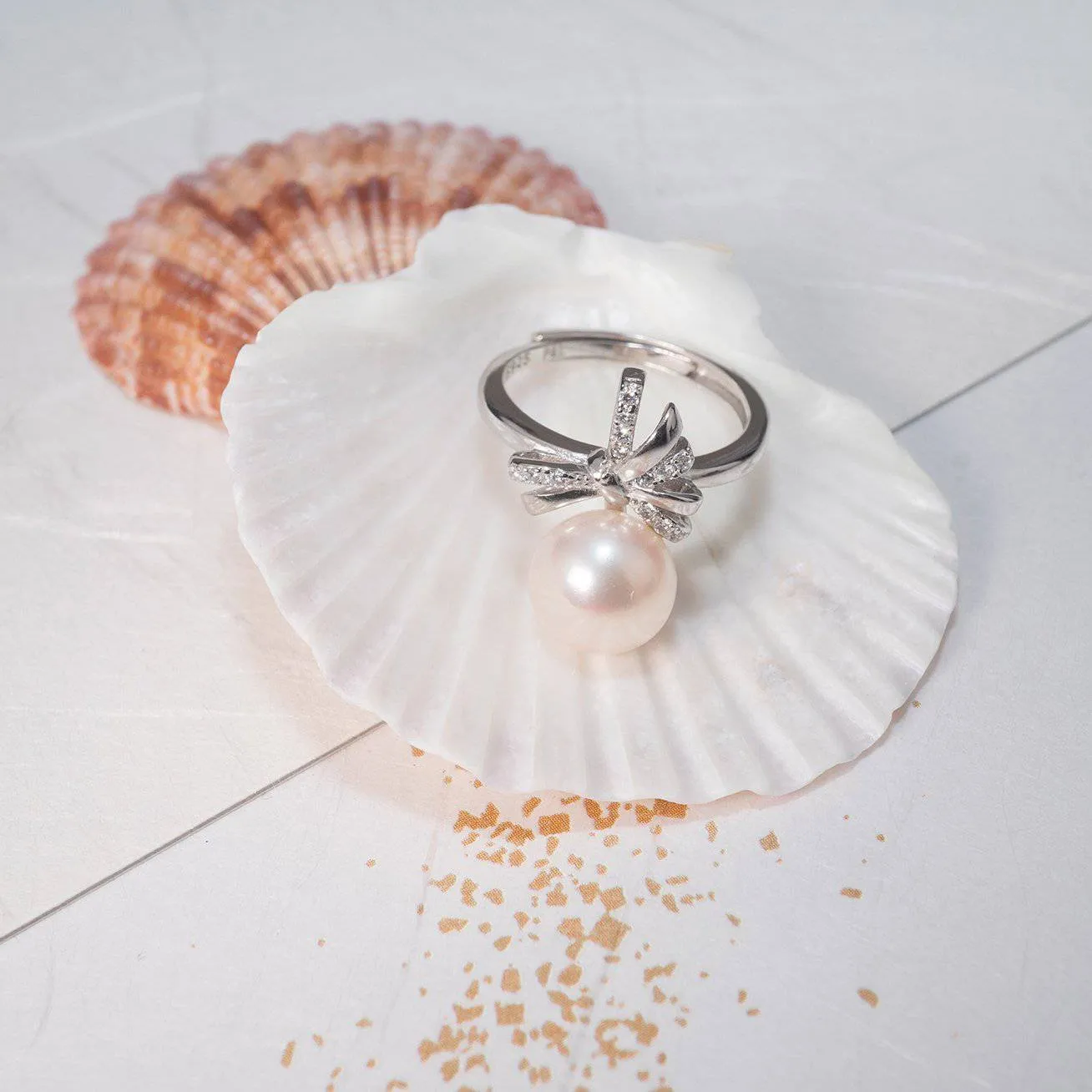 Elegant Freshwater Pearl Ring WR00008