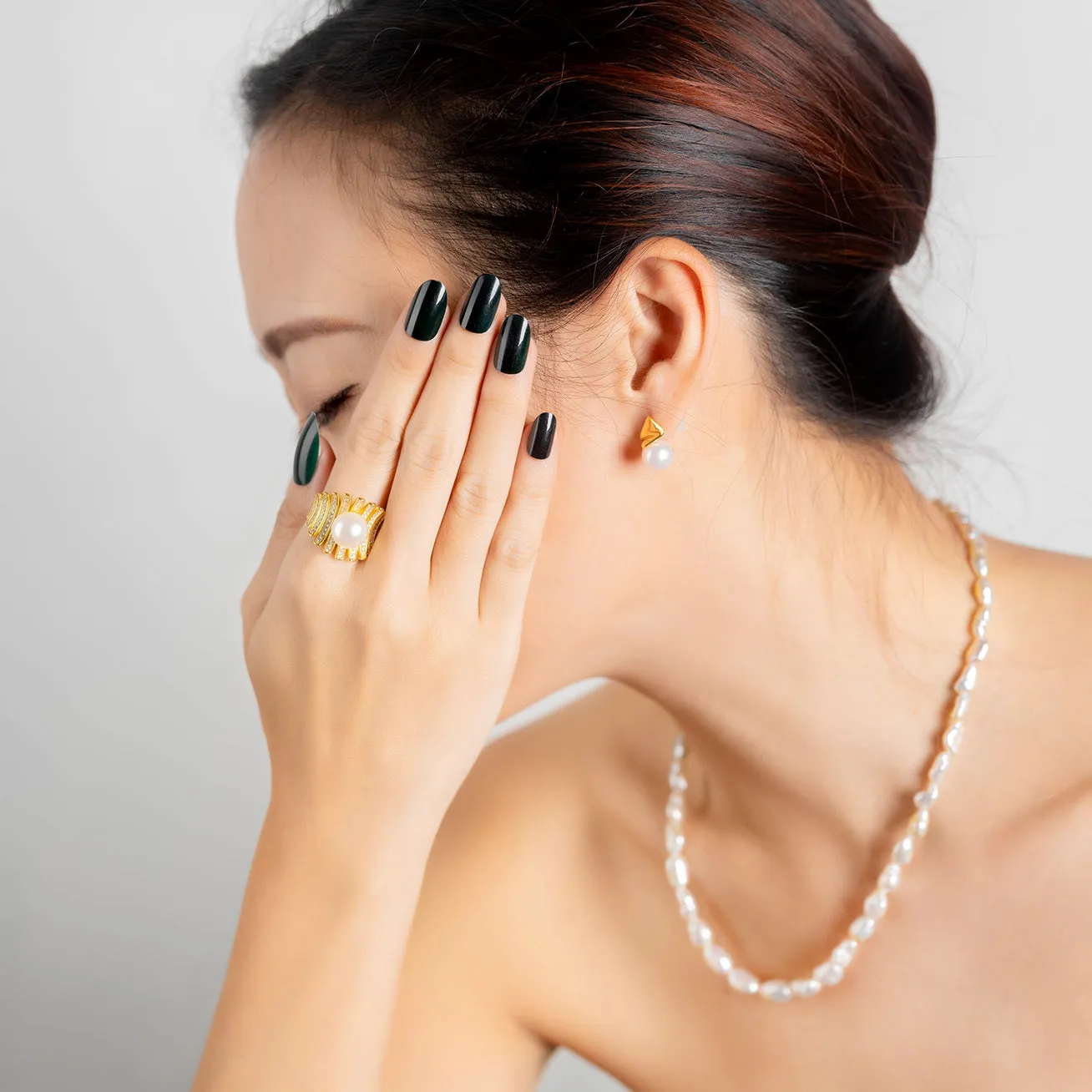 Elegant Freshwater Pearl Ring WR00192